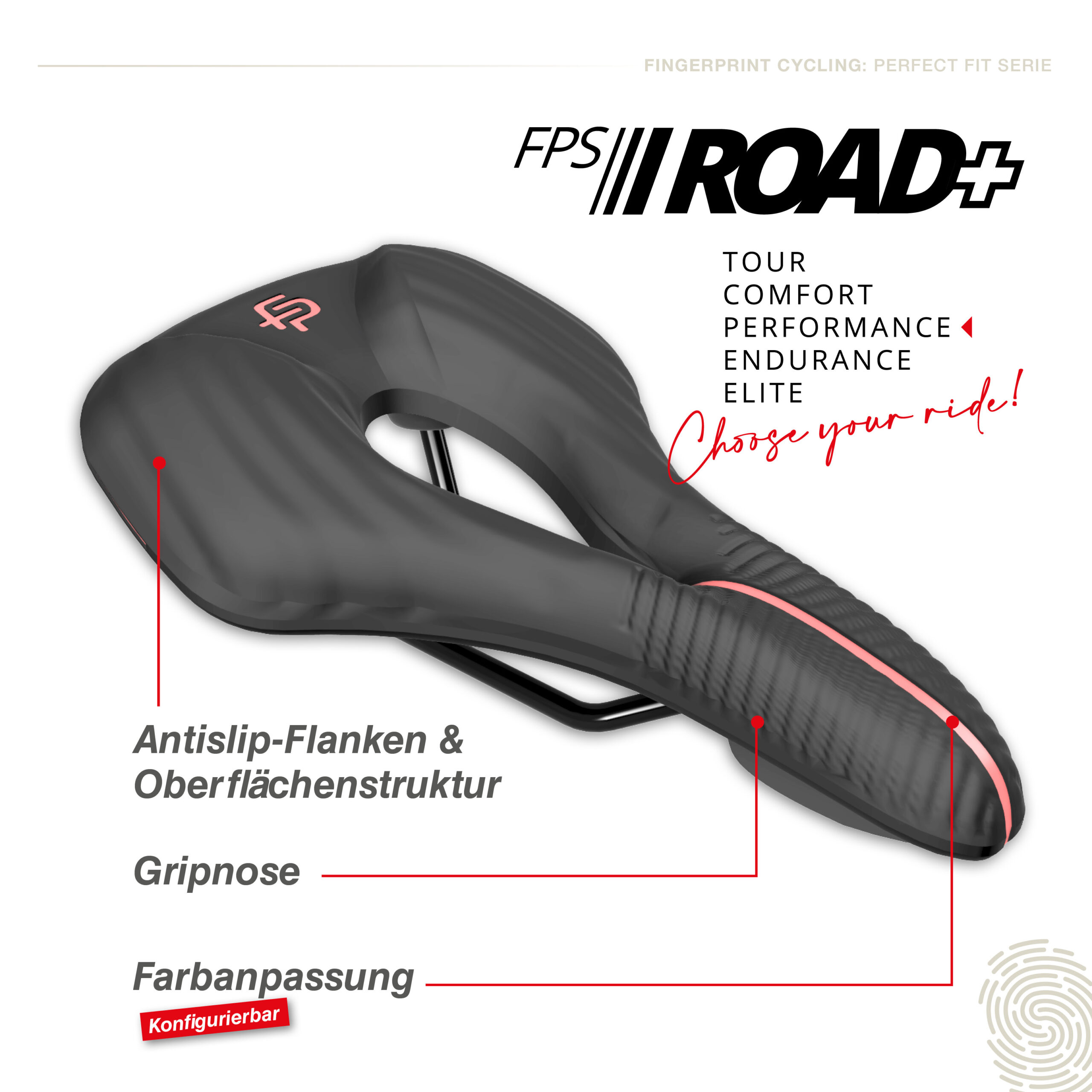 FPS-Roadplus Carbongestell mit Kunststoffschale